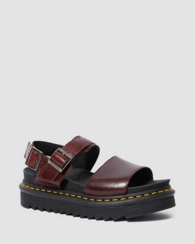 Sandalias Con Tiras Dr Martens Voss Brando Cuero Para Mujer DR8622P